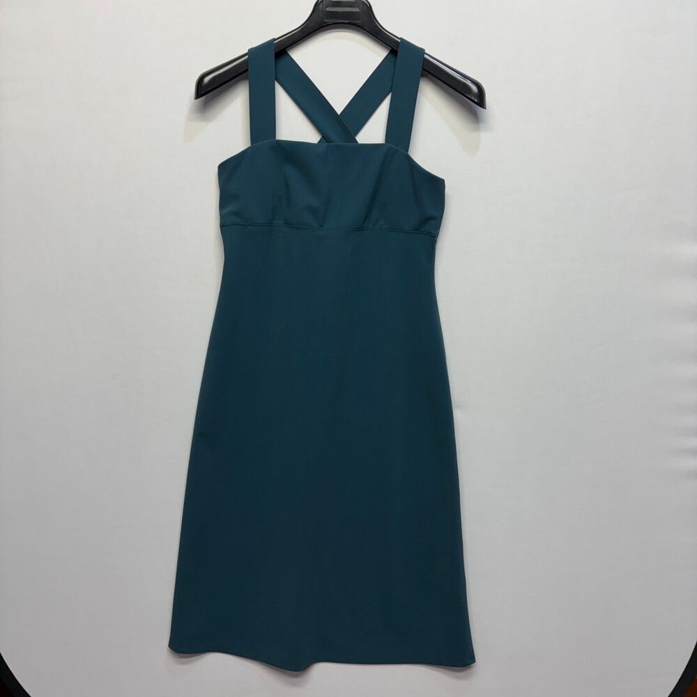 Theory Women Sleeveless Crossback Midi Dress Size Medium D095 -26